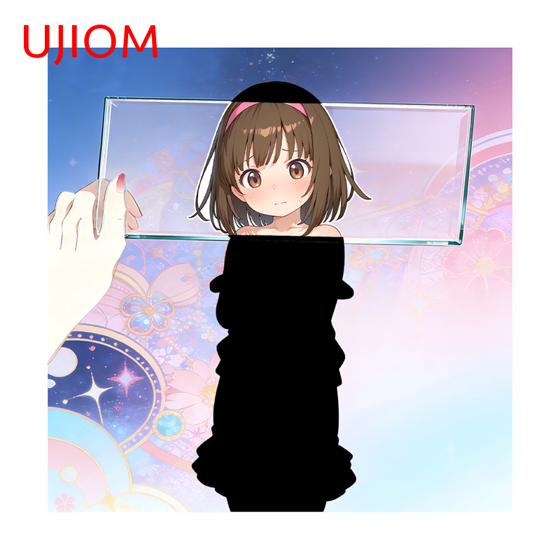 Commercial Kitchen Tiles - UJIOM Cartoon Girl Ai Wall Sticker