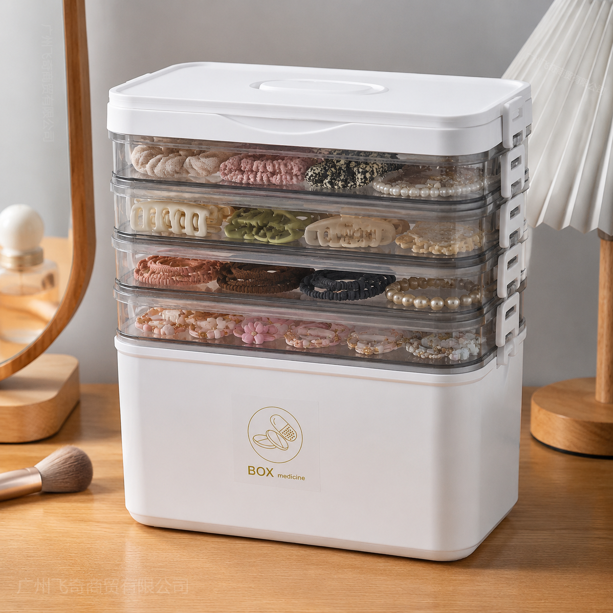 Commercial Kitchen Utensil Organizer - YX Large-Capacity Multi-Tier Stackable Storage Box