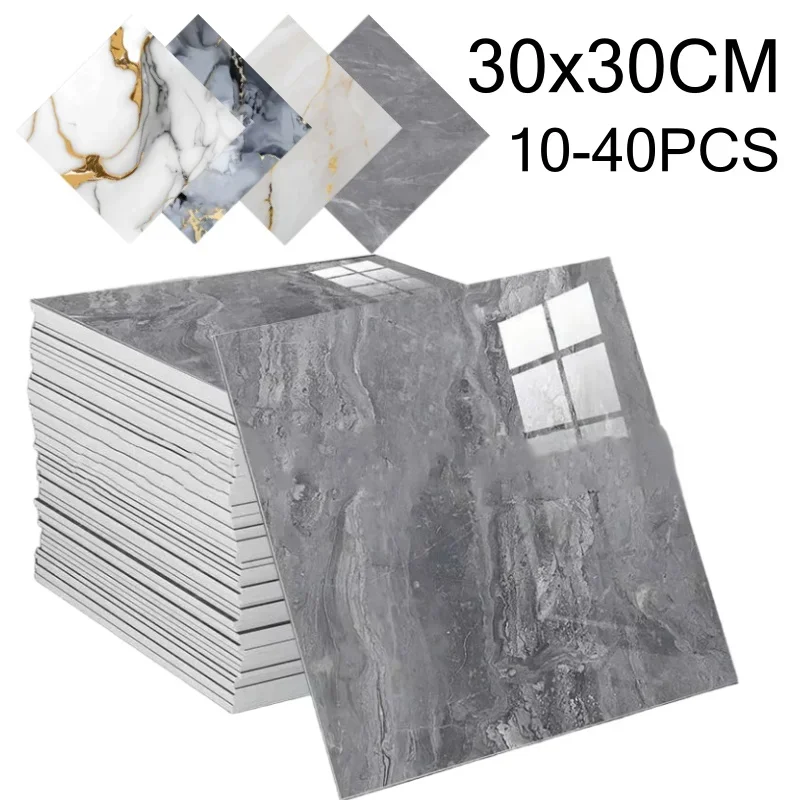 Commercial Kitchen Tiles - Self Adhesive 3D Faux Marble Wallpaper