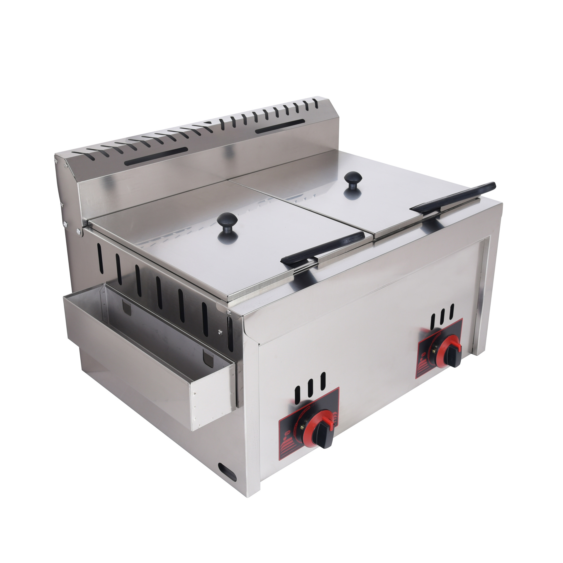 Commercial Gas Fryer, Double T - مراجعة Deep Fryer Commercial وسعره