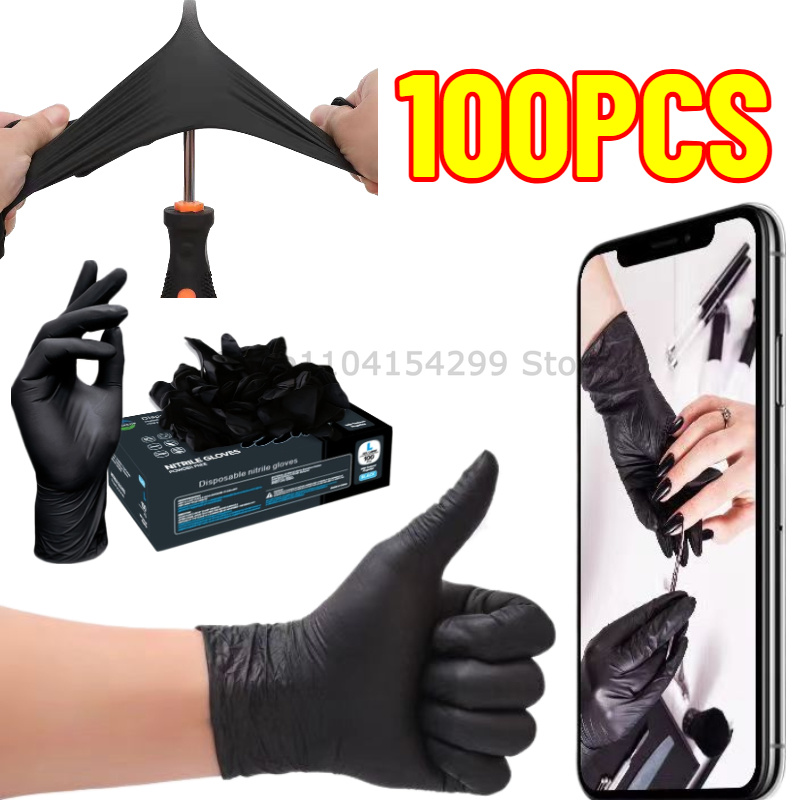 Disposable Nitrile Waterproof  - مراجعة Commercial Kitchen Gloves وسعره