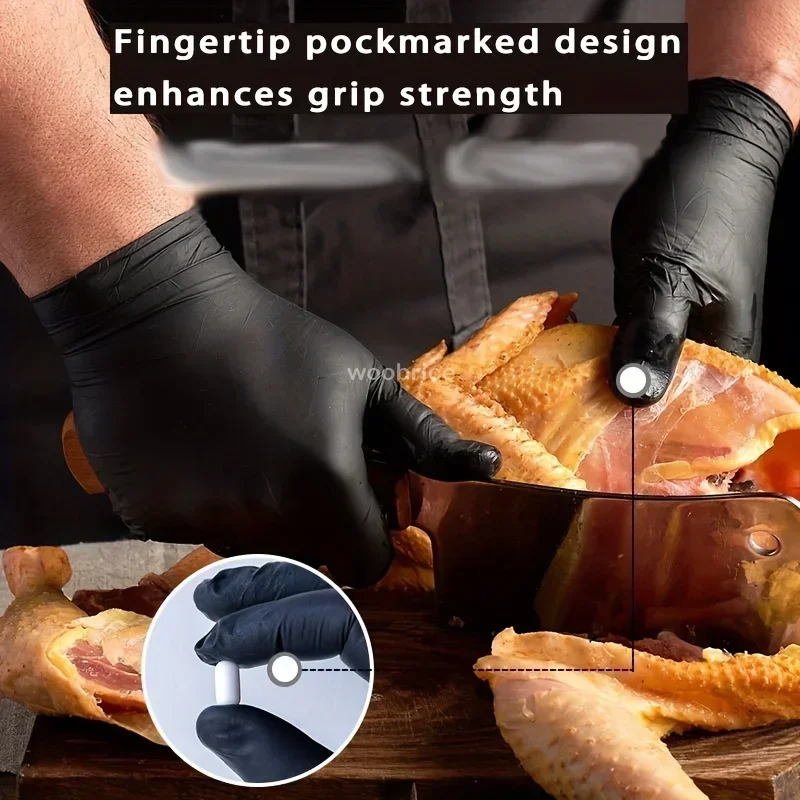 Disposable Nitrile Waterproof  - مراجعة Commercial Kitchen Gloves وسعره