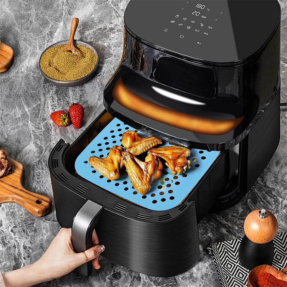 Reusable Air Fryer Pad, Silico - مراجعة Deep Fryer Commercial وسعره