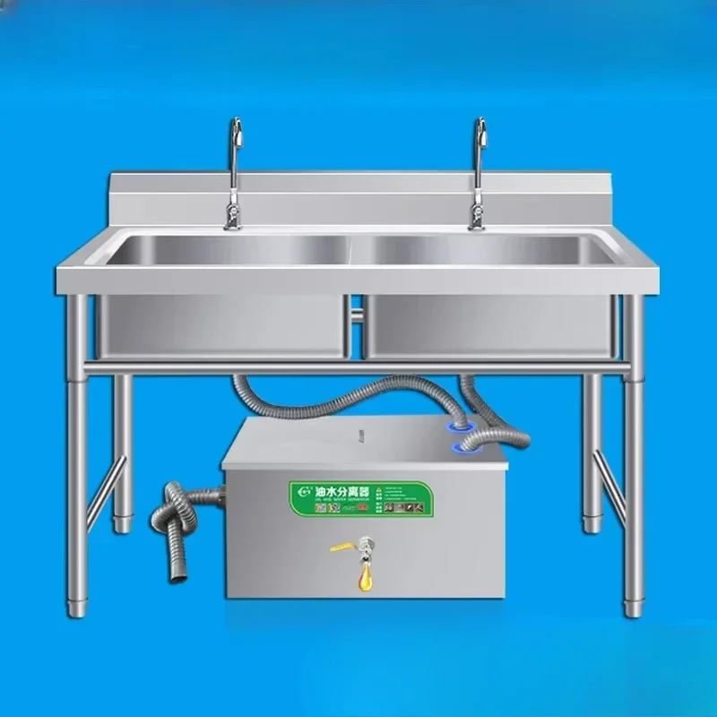 Oil-water separator grease tra - مراجعة Commercial Kitchen Grease Trap وسعره