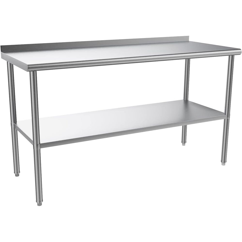 Heavy Duty Stainless Steel Com - مراجعة Commercial Kitchen Backsplash وسعره