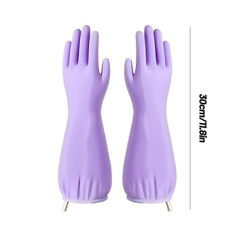 Zhang Ji PVC kitchen washing g - مراجعة Commercial Kitchen Gloves وسعره