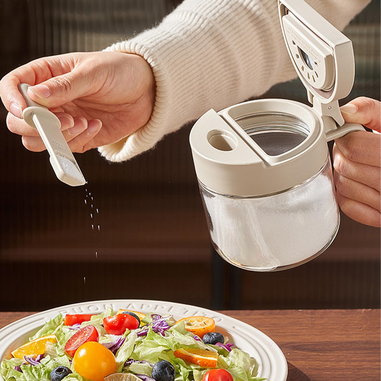 Seasoning Bottles with Spoon C - مراجعة Commercial Kitchen Utensil Organizer وسعره