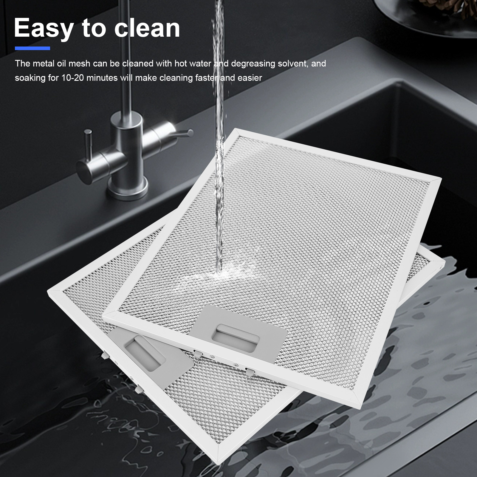 2x Range Hood Filter Replaceme - مراجعة Commercial Kitchen Vent Hood وسعره