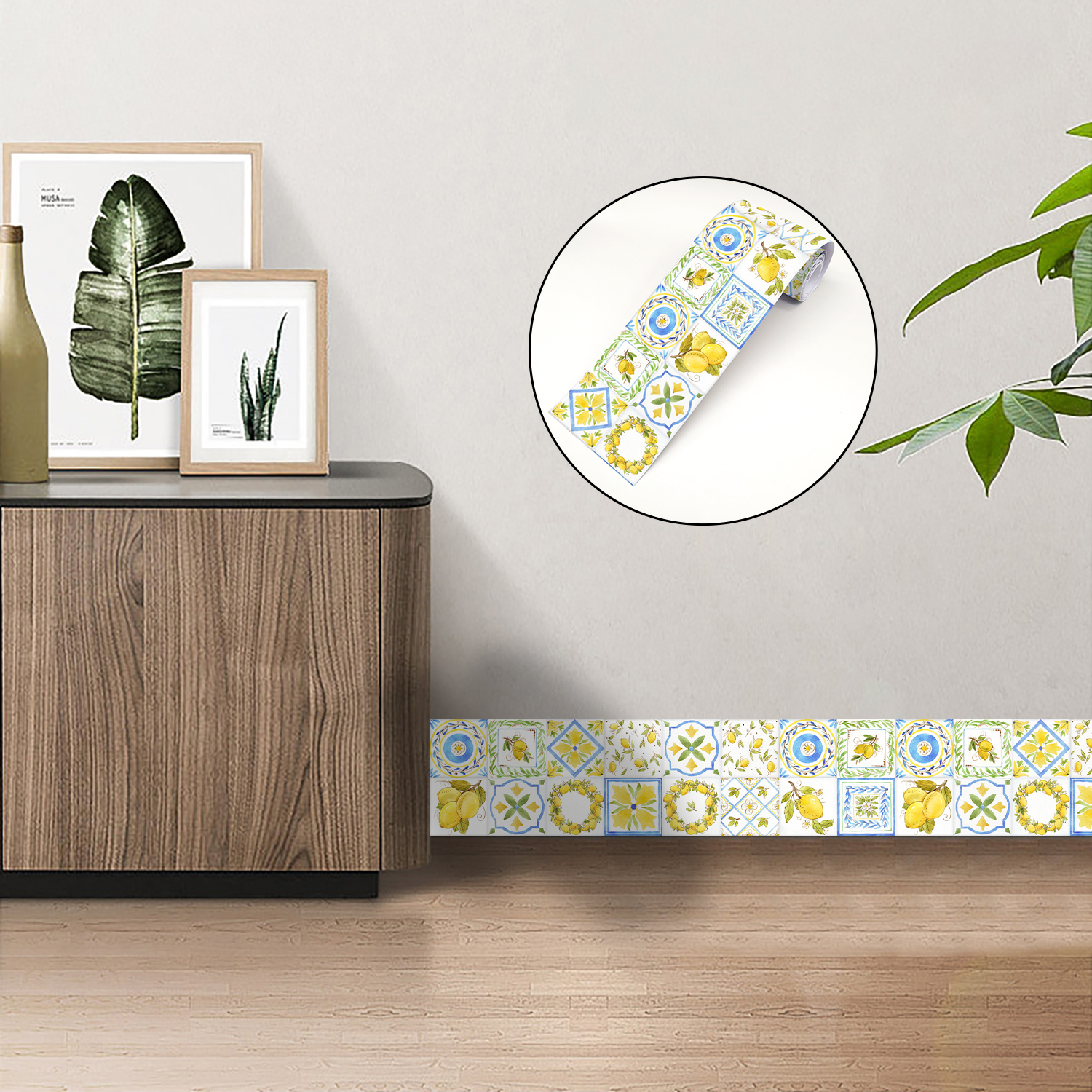 Fresh Style Lemon Ceramic Wall - مراجعة Commercial Kitchen Tiles وسعره