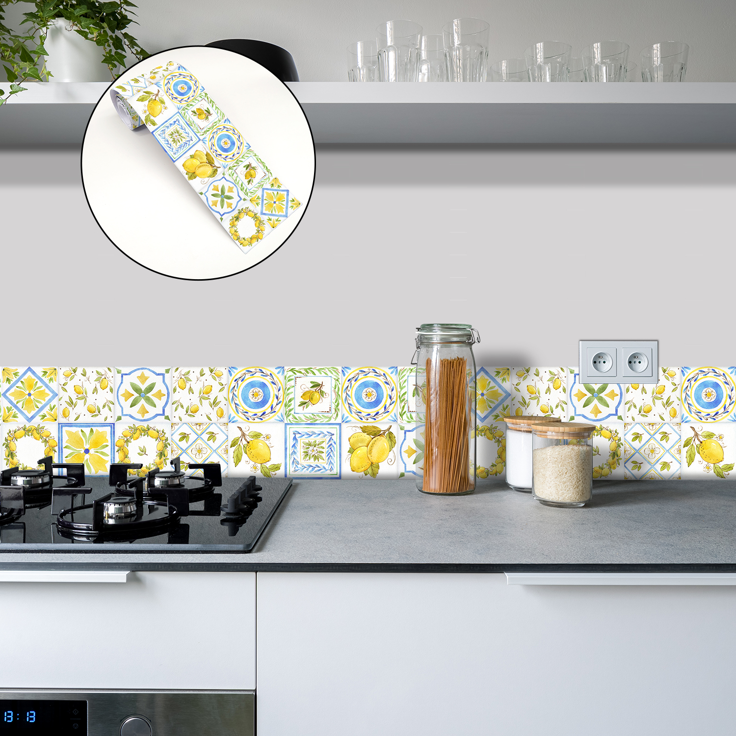 Fresh Style Lemon Ceramic Wall - مراجعة Commercial Kitchen Tiles وسعره