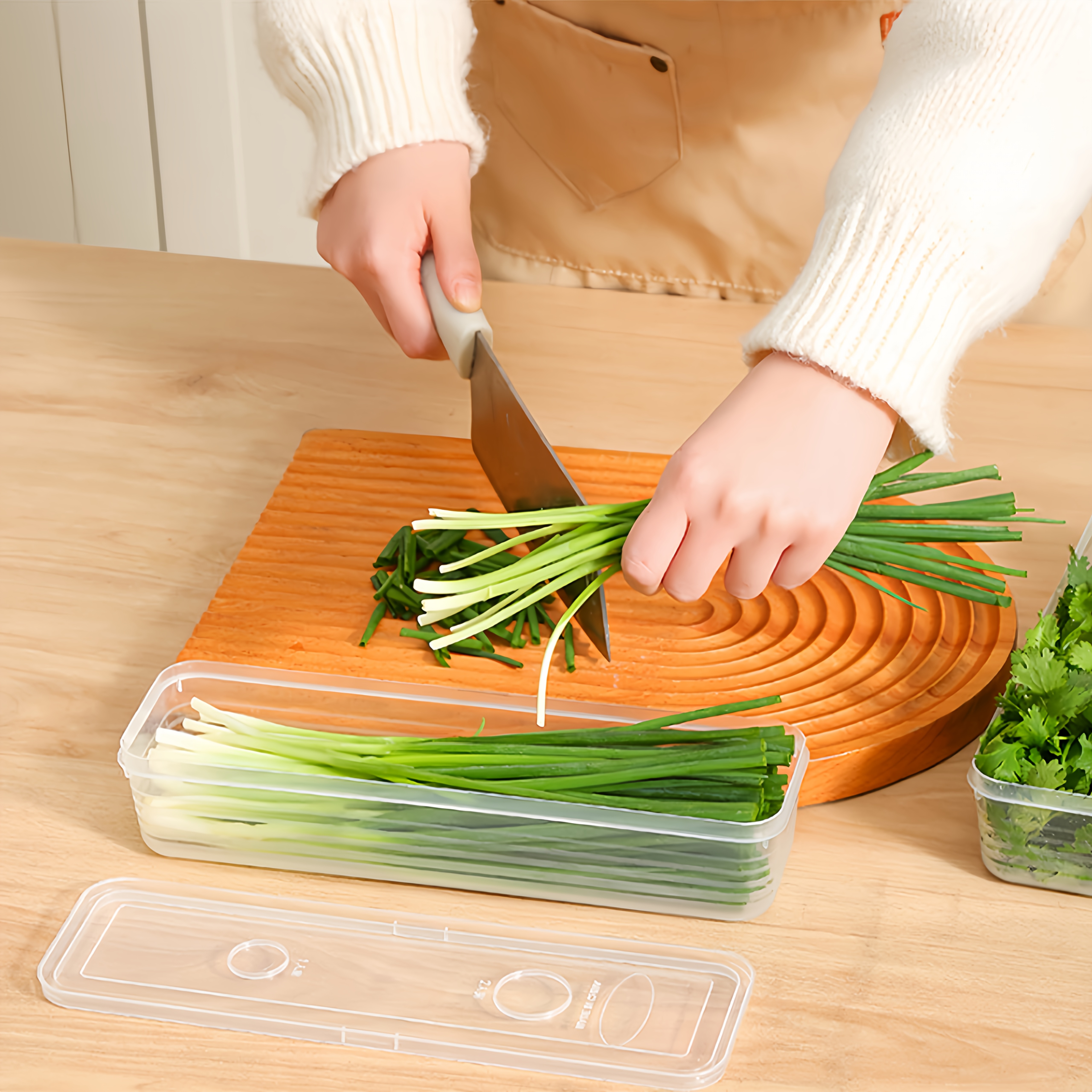 2/4/6pcs Food Vegetable Storag - مراجعة Commercial Kitchen Utensil Organizer وسعره