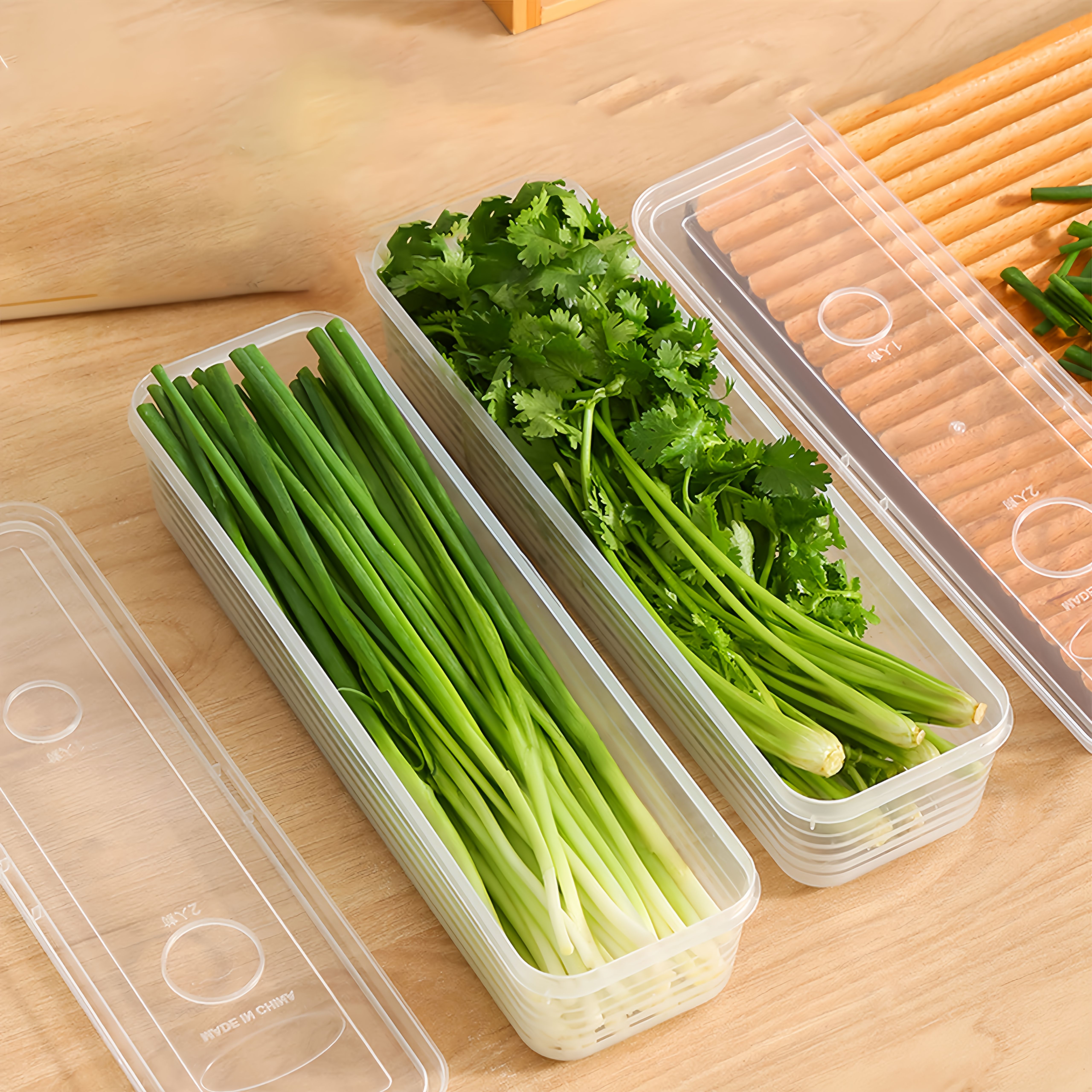 2/4/6pcs Food Vegetable Storag - مراجعة Commercial Kitchen Utensil Organizer وسعره