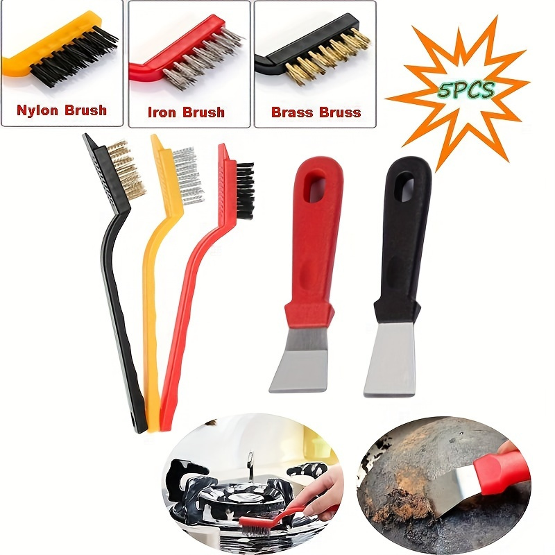 5-Piece Kitchen Cleaning Brush - مراجعة Commercial Kitchen Vent Hood وسعره