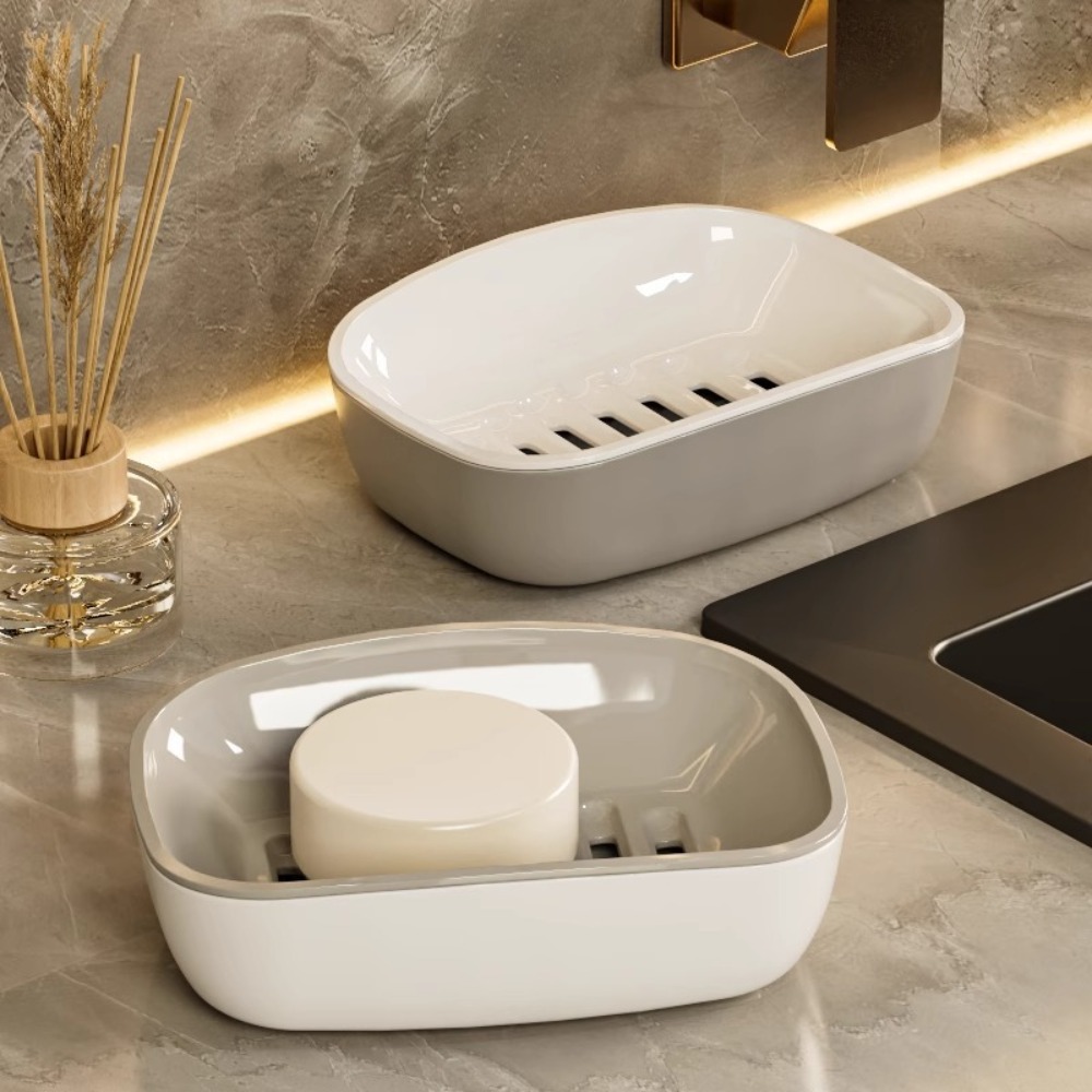 Portable Plastic Soap Dish Non - مراجعة Commercial Kitchen Utensil Organizer وسعره