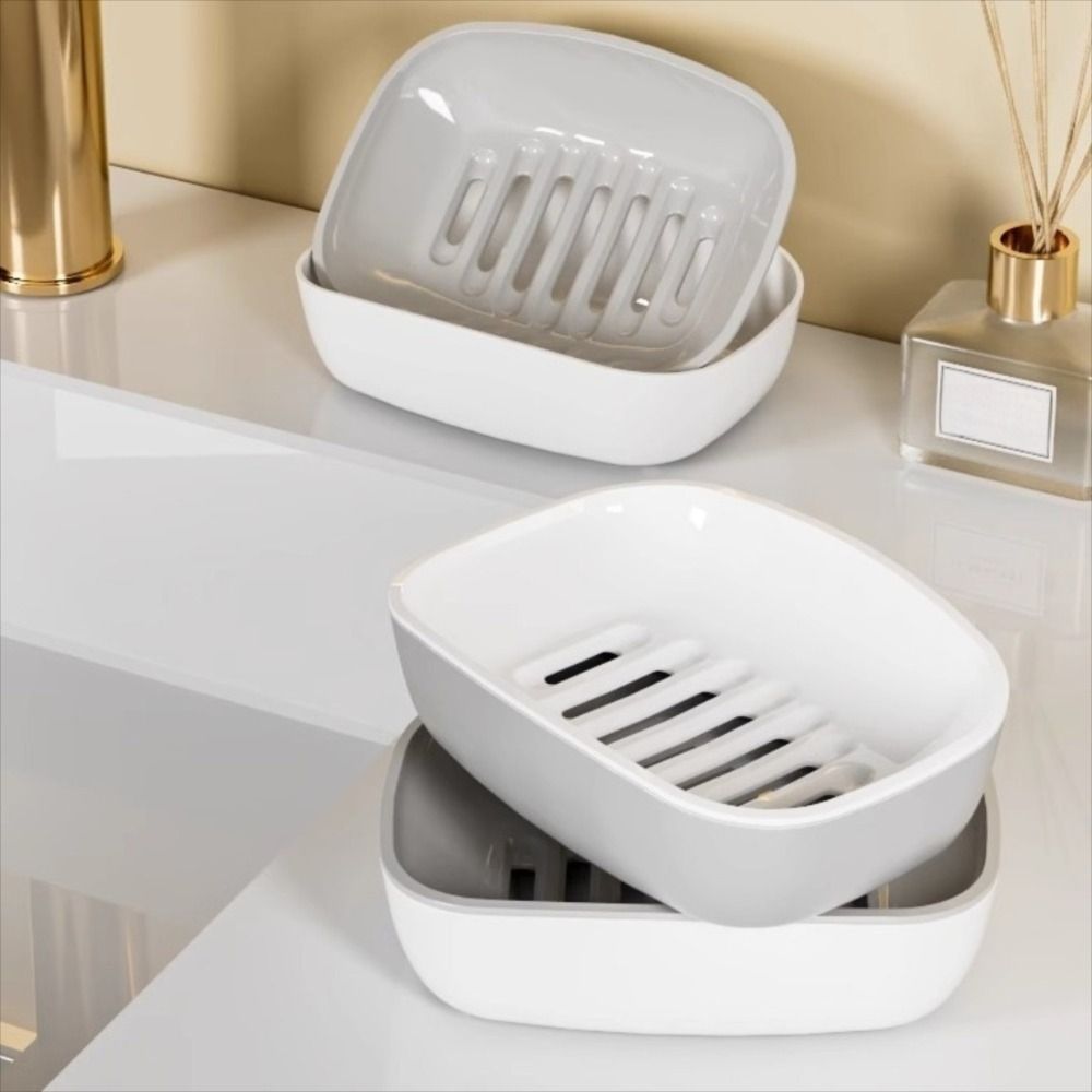 Portable Plastic Soap Dish Non - مراجعة Commercial Kitchen Utensil Organizer وسعره