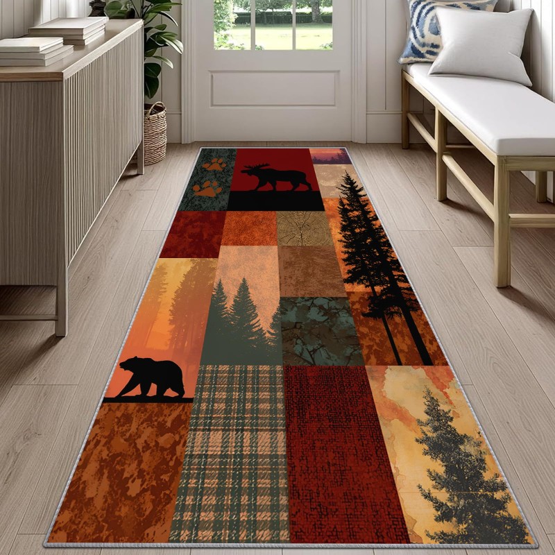 Colorful Tiger Runner Rug Pink - مراجعة Commercial Kitchen Background وسعره