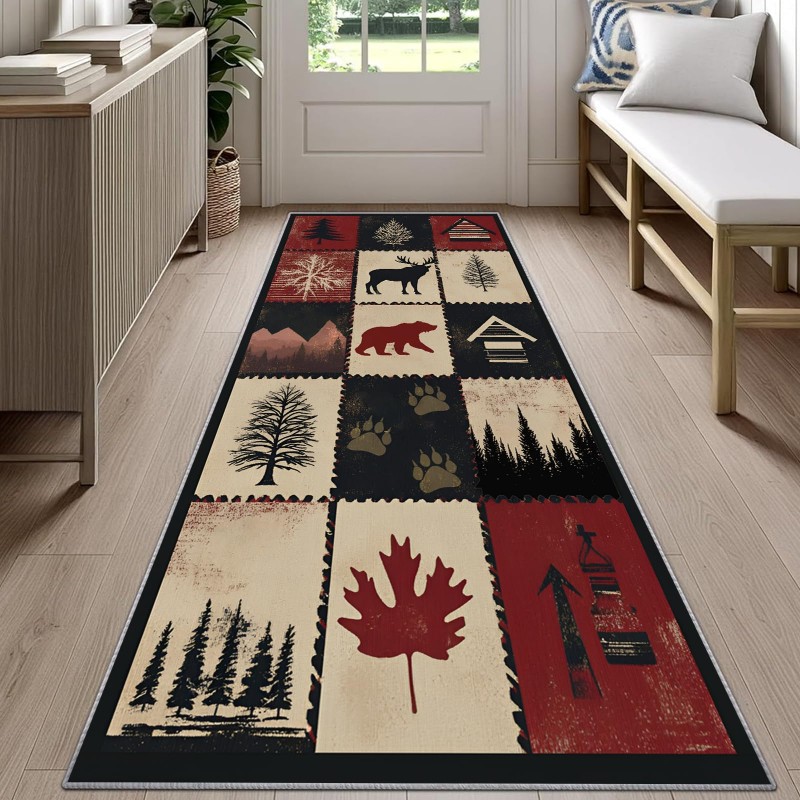 Colorful Tiger Runner Rug Pink - مراجعة Commercial Kitchen Background وسعره