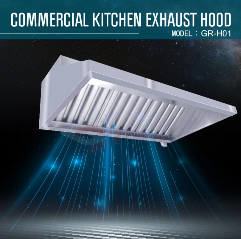 Cooker Chimney Island Range Ho - مراجعة Commercial Kitchen Chimney وسعره