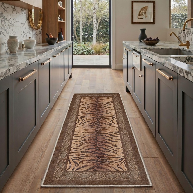 Persian Floral Runner Rug Beig - مراجعة Commercial Kitchen Background وسعره