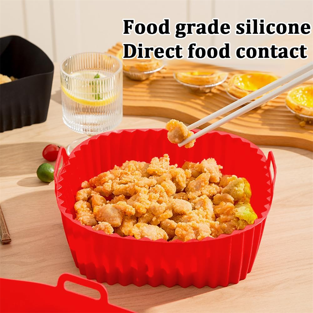 1pc Reusable Silicone Air Frye - مراجعة Deep Fryer Commercial وسعره