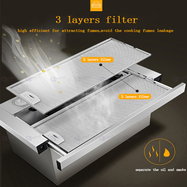 Built in Cooker Hood Stainless - مراجعة Commercial Kitchen Chimney وسعره