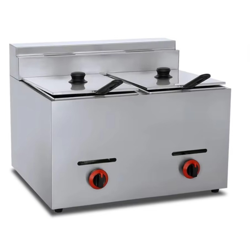 【Hot】Commercial LPG Gas Deep F - مراجعة Deep Fryer Commercial وسعره