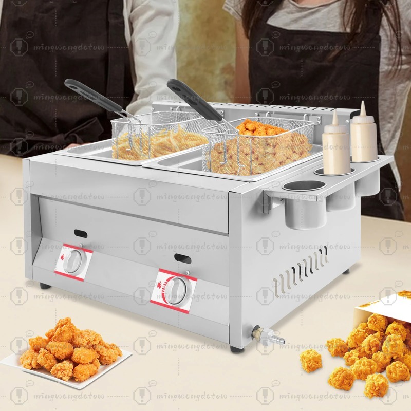 NEW Commercial Gas Deep Fryer  - مراجعة Deep Fryer Commercial وسعره