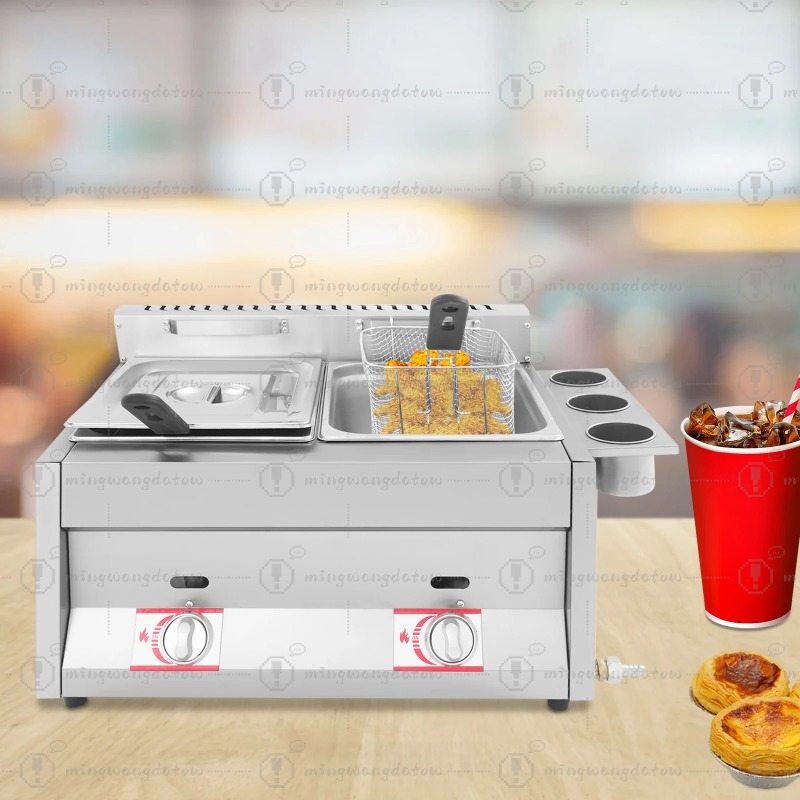NEW Commercial Gas Deep Fryer  - مراجعة Deep Fryer Commercial وسعره