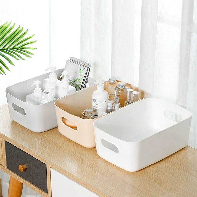 Plastic Storage Bin with Handl - مراجعة Commercial Kitchen Utensil Organizer وسعره