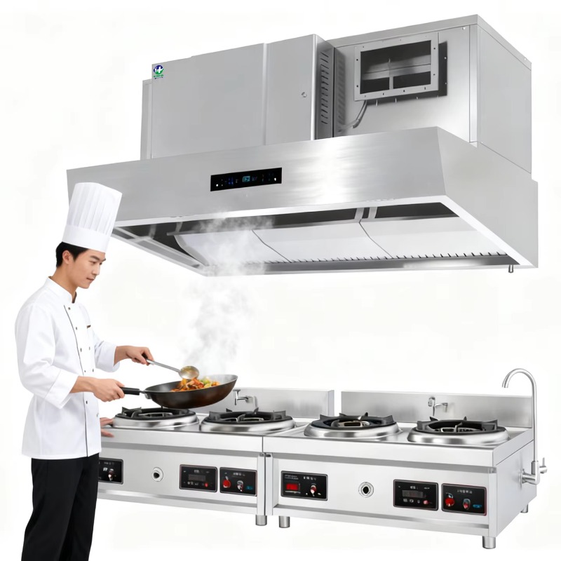 Electrostatic commercial smoke - مراجعة Commercial Kitchen Chimney وسعره
