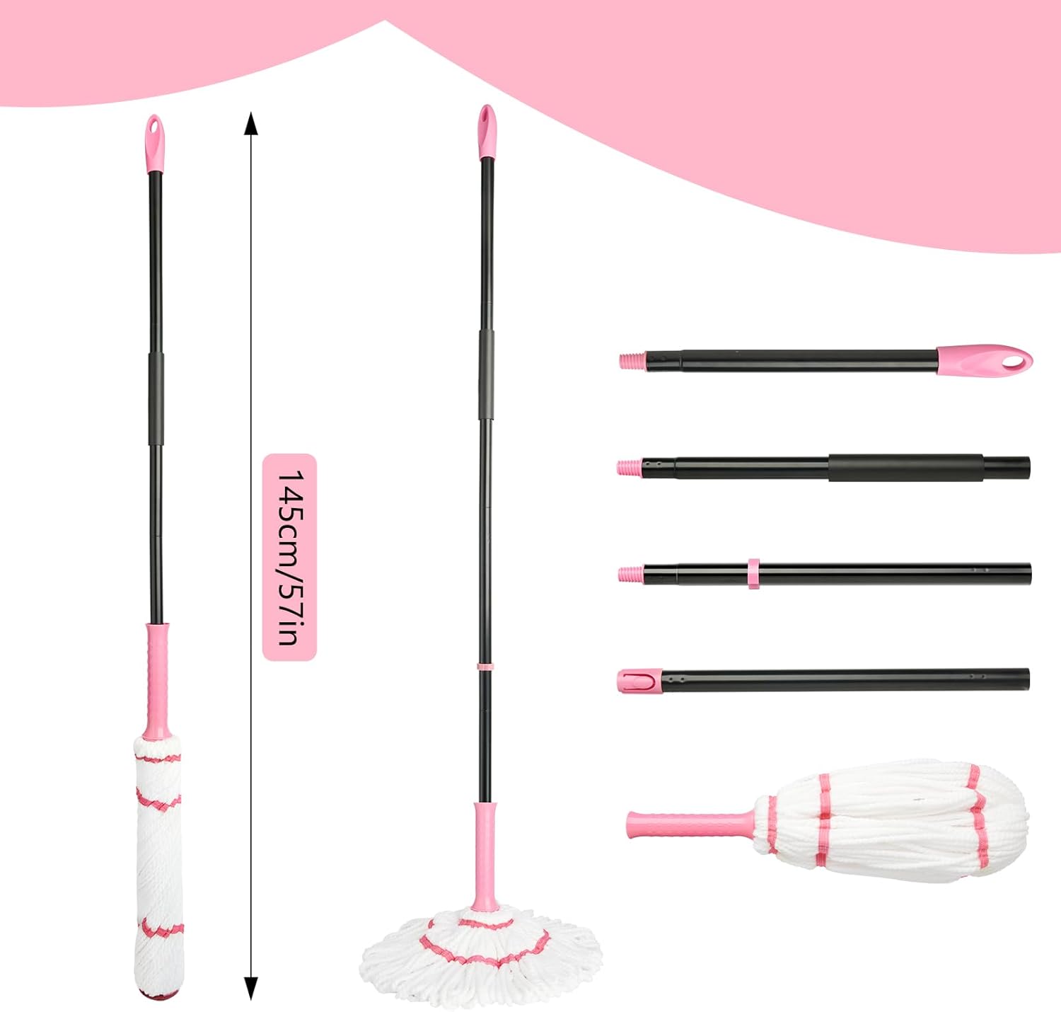 Self-Wringing Twist Mop for Fl - مراجعة Commercial Kitchen Tiles وسعره