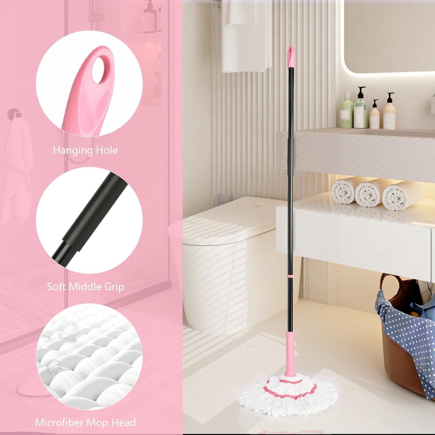 Self-Wringing Twist Mop for Fl - مراجعة Commercial Kitchen Tiles وسعره