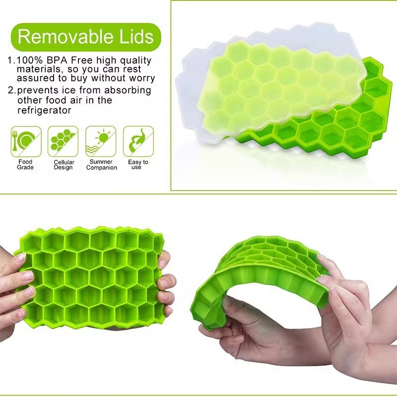 37 Grids Silicone Ice Grid Bal - مراجعة Commercial Kitchen Utensil Organizer وسعره