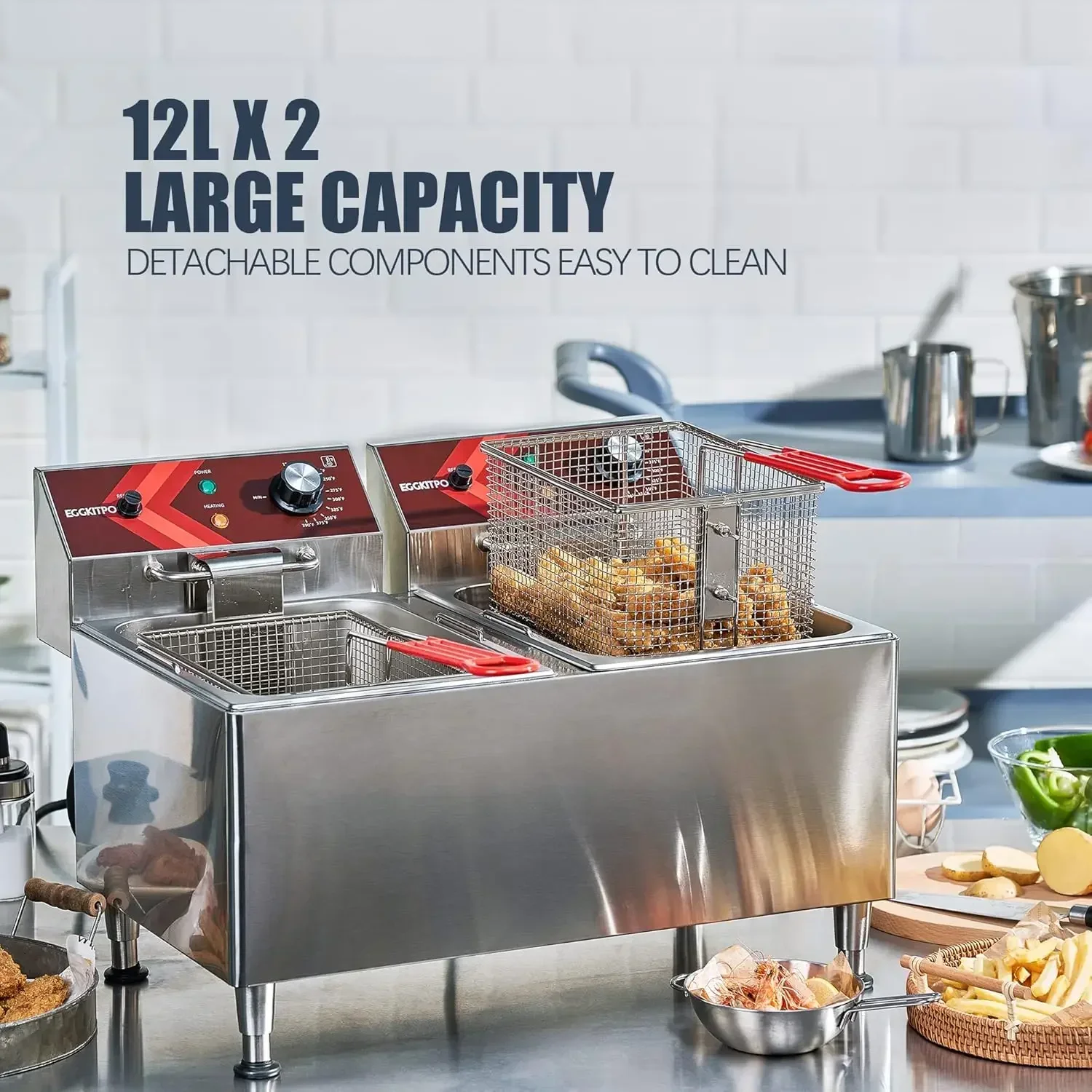 Deep fryers Commercial Deep Fr - مراجعة Deep Fryer Commercial وسعره