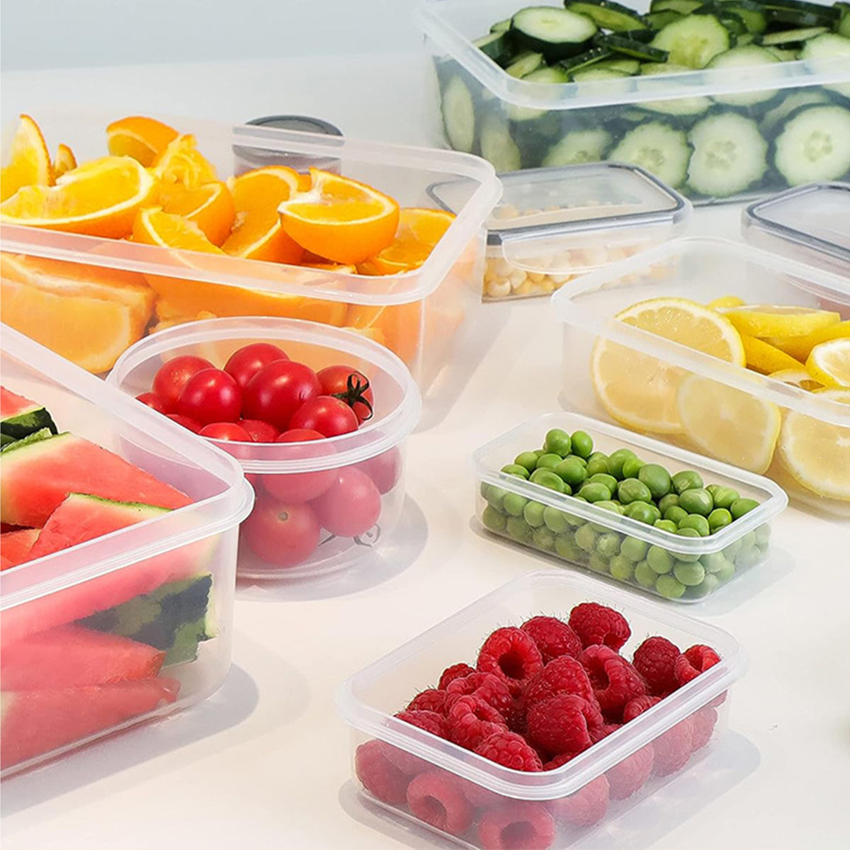 24Pcs/set Food Storage Box Set - مراجعة Commercial Kitchen Utensil Organizer وسعره