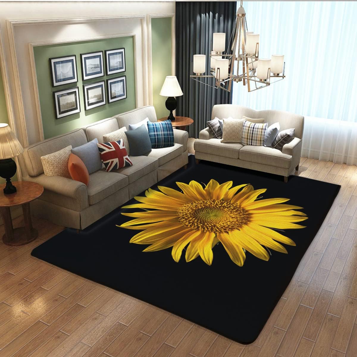 Yellow Sunflowers Flower on Bl - مراجعة Commercial Kitchen Background وسعره