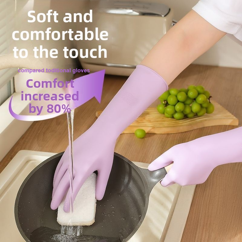 Latex Dish Washing Gloves,with - مراجعة Commercial Kitchen Gloves وسعره