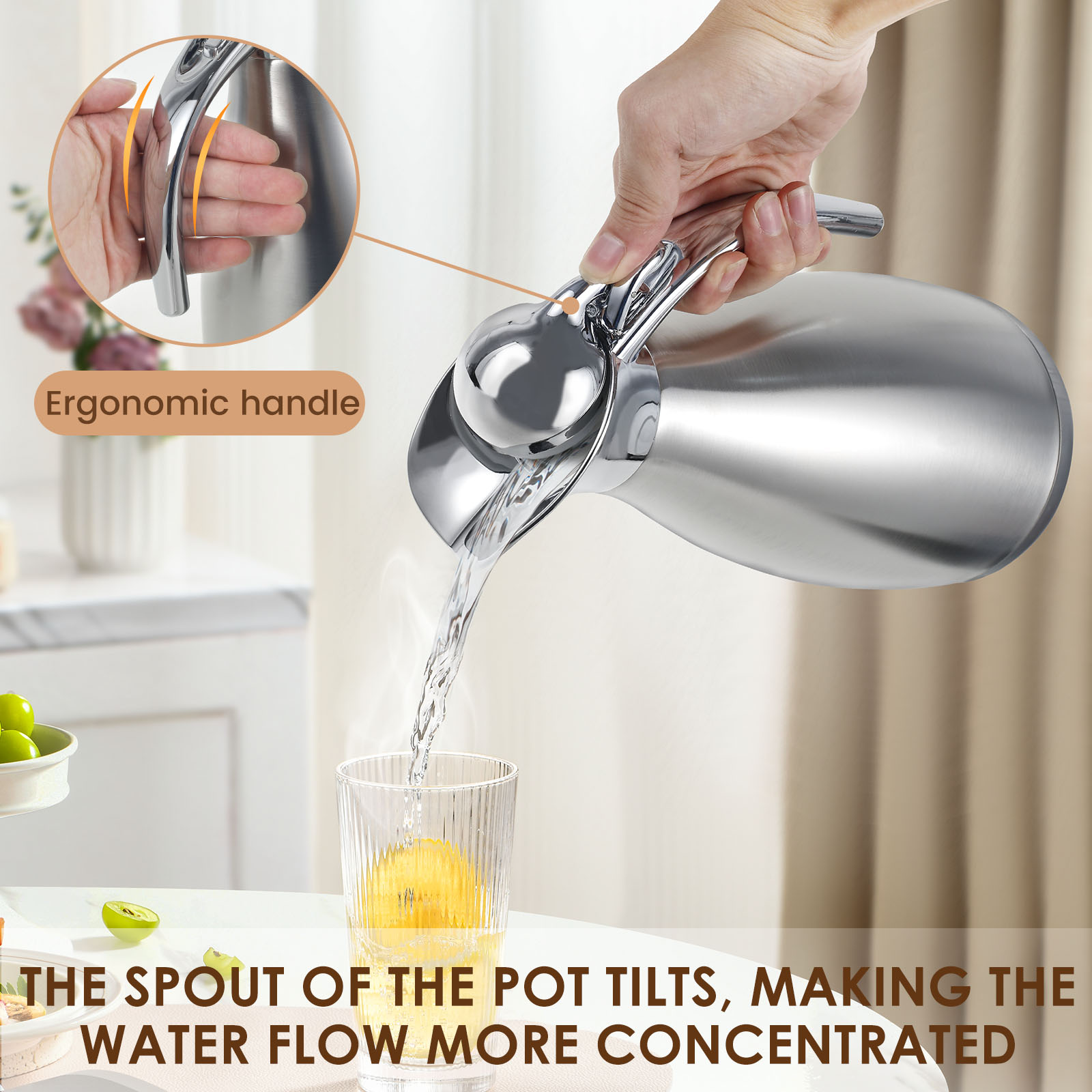 Kitchen Thermal Kettle 2000ml  - مراجعة Commercial Kitchen Kettle وسعره