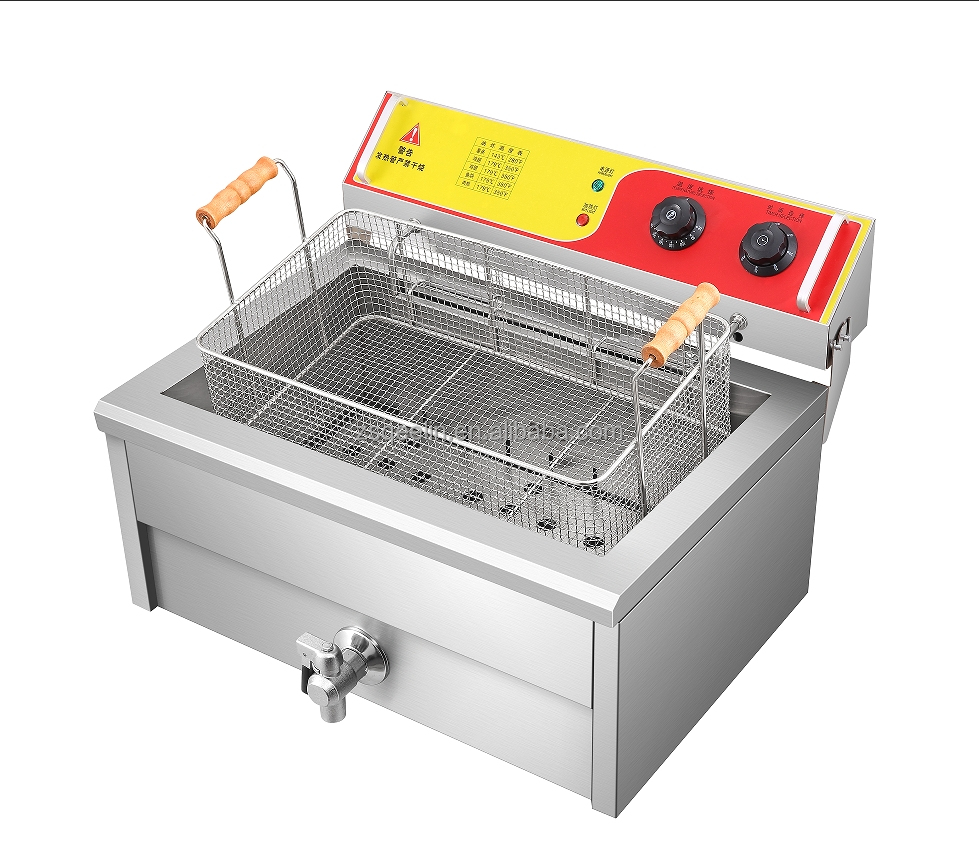 18L Large Capacity Electric Po - مراجعة Deep Fryer Commercial وسعره