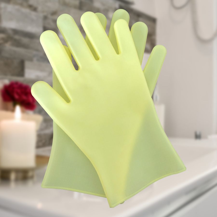 Cleaning Silicone Gloves Hygie - مراجعة Commercial Kitchen Gloves وسعره