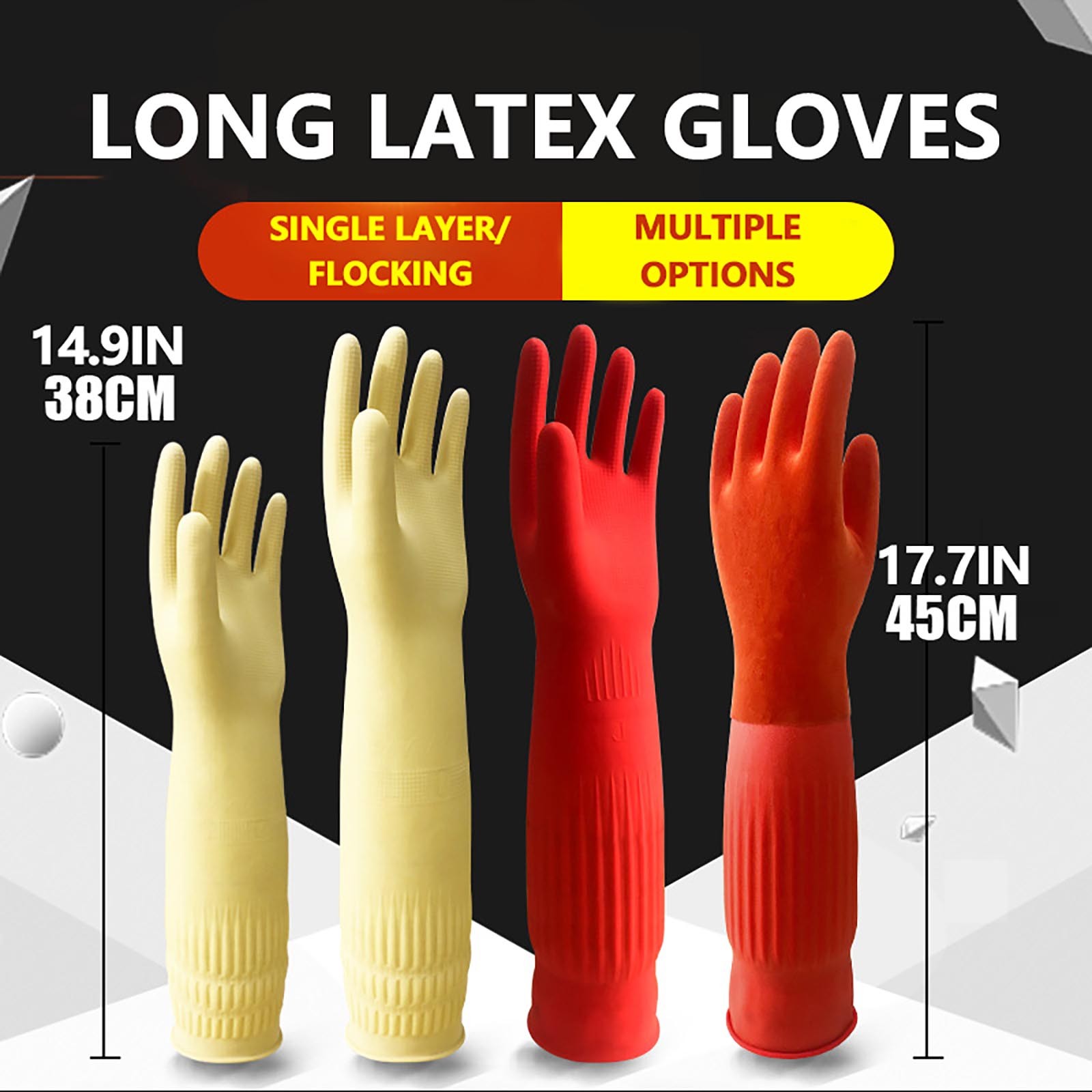 1pair Flexible Comfortable Rub - مراجعة Commercial Kitchen Gloves وسعره