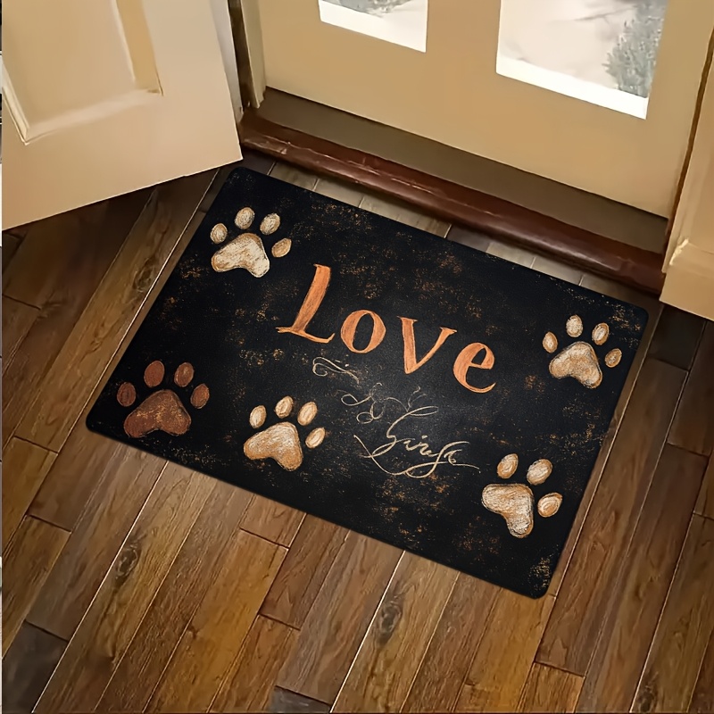 Cat Dog Paw Print Pattern Kitc - مراجعة Commercial Kitchen Background وسعره