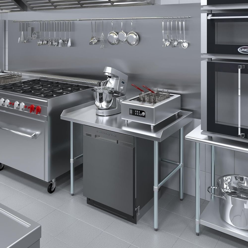 Stainless Steel Commercial Wor - مراجعة Commercial Kitchen Backsplash وسعره