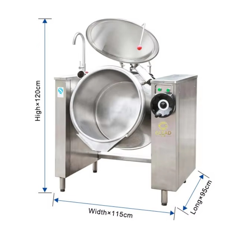 Electric Commercial Tilting St - مراجعة Commercial Kitchen Kettle وسعره