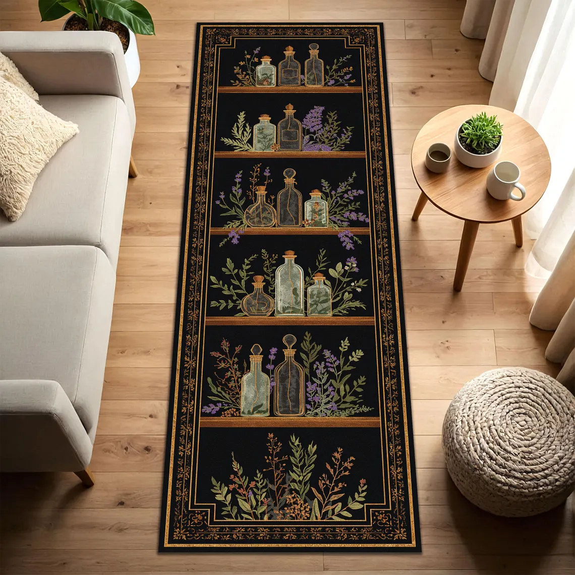 Mystical Bottles Mat Detailed  - مراجعة Commercial Kitchen Background وسعره