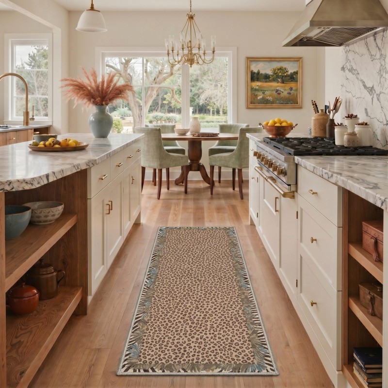 Mushroom Butterfly Runner Rug  - مراجعة Commercial Kitchen Background وسعره