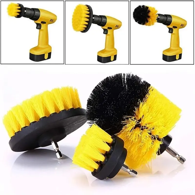 3 pcs/set drill brush set powe - مراجعة Commercial Kitchen Tiles وسعره