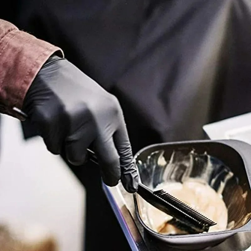 Black Nitrile Gloves Disposabl - مراجعة Commercial Kitchen Gloves وسعره