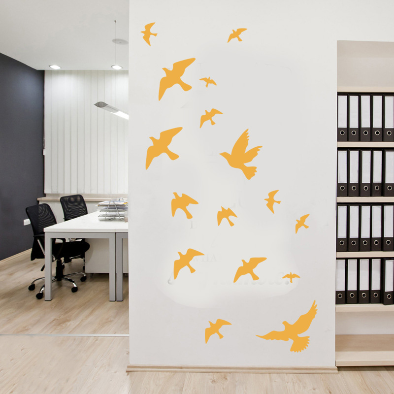 12Pcs/set Bird Wall Stickers H - مراجعة Commercial Kitchen Tiles وسعره