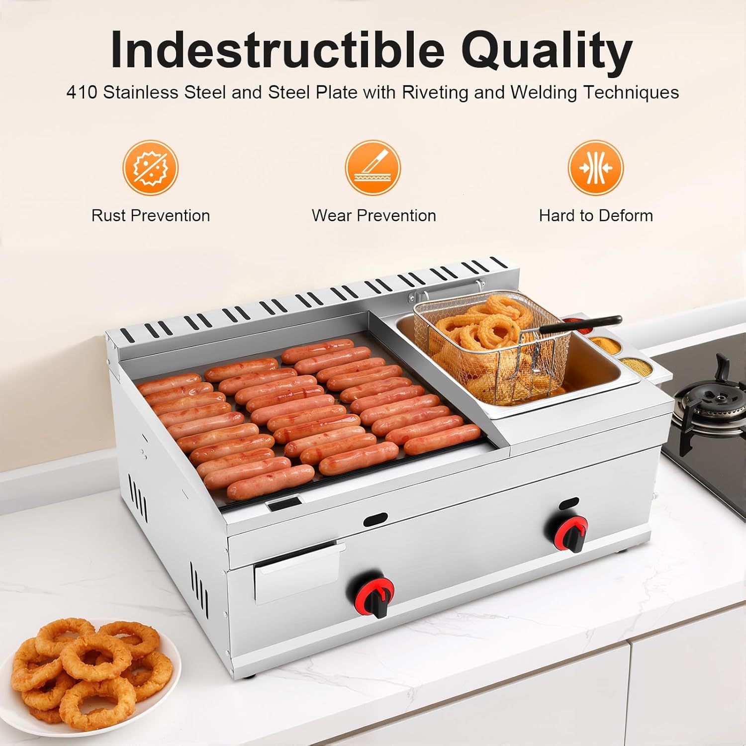 Deep-Frying Machine, 6L/1.59Ga - مراجعة Deep Fryer Commercial وسعره